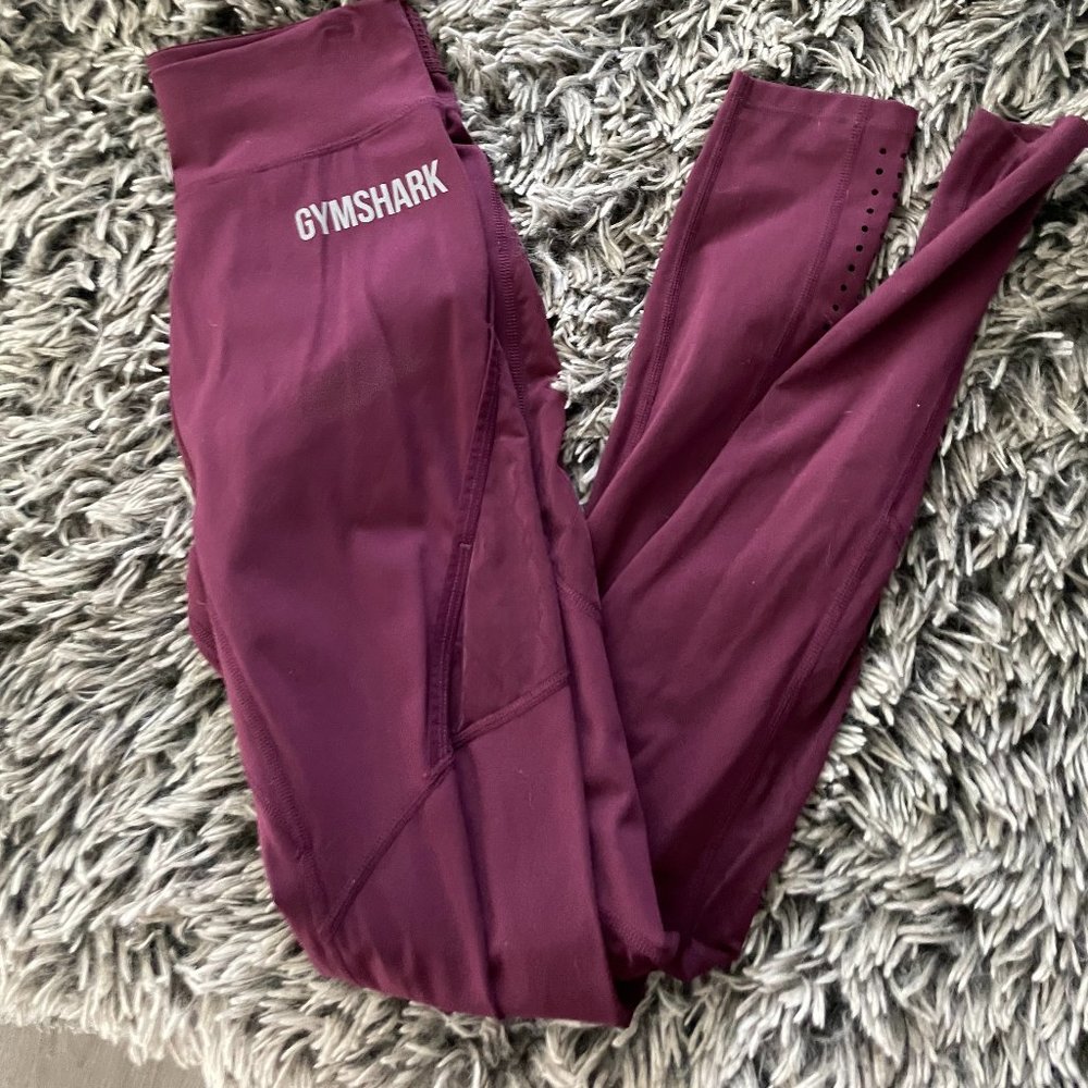 Maroon Gymshark Leggings